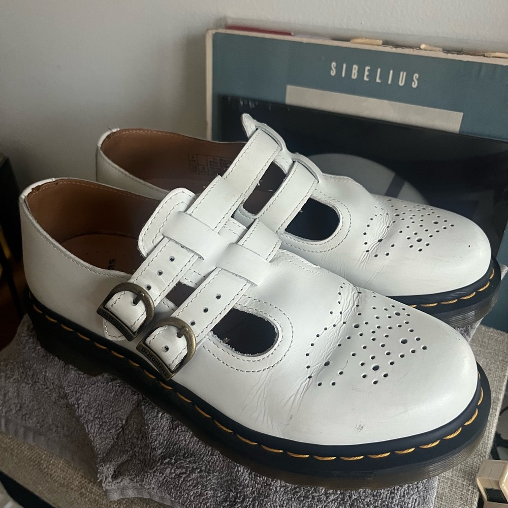 Doc Martens White Mary Jane